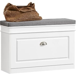 SoBuy Zapatera Banco FSR64-W (104 x 24 x 52 cm) por $1,032.99 en Amazon