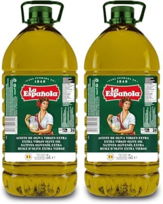 2 garrafas 5 litros LA ESPAÑOLA Aceite de Oliva Virgen Extra Selección por 38.90€