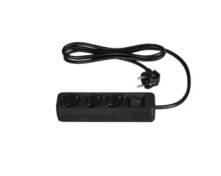 TRONIC Regleta de enchufes con 3 tomas por 2.99€
