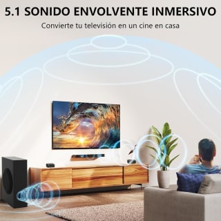 LEQI Sound Bar 5.1 (240 W) por $1,584 en Amazon
