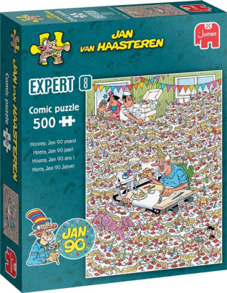 Jan van Haasteren Expert 8 - Jan 90! (500 stukjes) voor €6,89 bij Bol