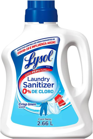 Lysol Aditivo Desinfectante 2.66L por $218 | Amazon