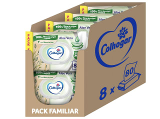 Colhogar Aloe Papel Higiénico Húmedo 8x80 (640 Toallitas) por 9.82€