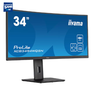 Ecran PC iiyama 34" LED - ProLite XCB3494WQSN-B5 à 419,95€