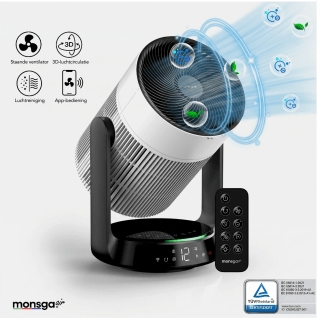Monsga luchtreiniger & luchtcirculator voor €99,99 bij Joybuy