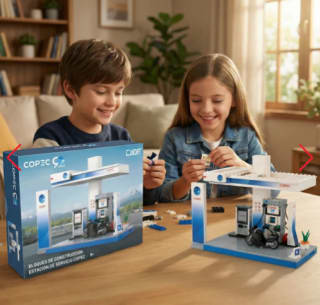 Estación d/Servicio COPEC Juego d/Bloques Construcción 324 Piezas $13.900 TiendaCopec