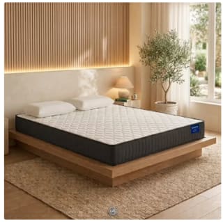 Ensemble matelas ressorts 160x200 cm ép. 20 cm avec 2 oreillers SIMON à 169,99€