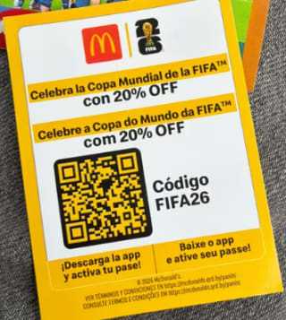 Cupón McDonald's: 20% de Descuento