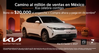 Kia K3 Sedán L TM 2027 por $285,100 en Kia