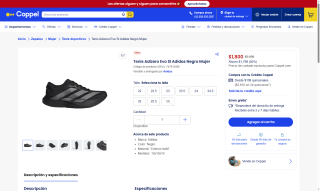 Tenis Adidas Adizero Evo SL por $1,800 | Coppel