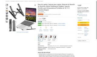 Base laptop ajustable por $129 | Oferta Amazon