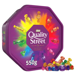 Quality Street Chocolate Tub 550g for £3.95 at Tesco