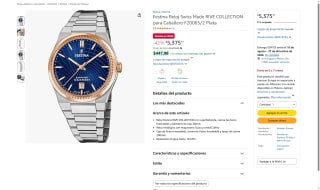 Reloj Festina Rive Collection 40mm por $5,376 | Oferta Amazon