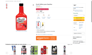 Aditivo Gasolina Gunk por $49 | Oferta Amazon