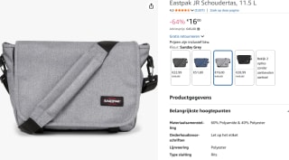 Eastpak JR Schoudertas voor €16 bij Amazon