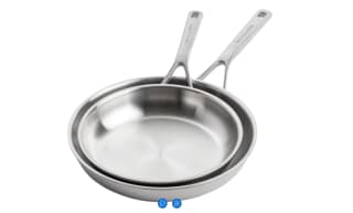 Set de 2 poêles Kitchenaid en acier Inoxydable 3PLY à 69,99€