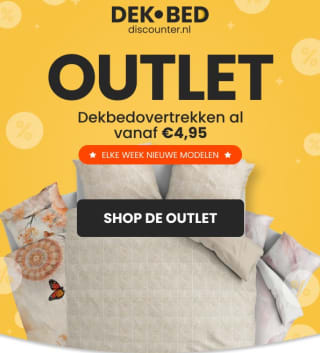 Dekbedovertrekken vanaf €4,95 bij Dekbed Discounter