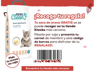 Gratis saco de Arena de 10 litros para gatos en Kiwoko