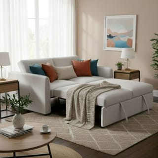 Sofá Cama 2 Cuerpos Moderno New Dallas Beige DANIELS $249.990 En Mundo Lider, Chile