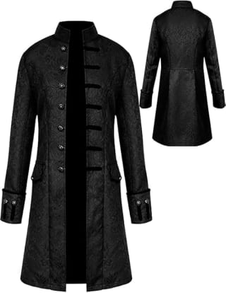 YQVGFBY abrigo steampunk para hombre por 27,04€ en Amazon