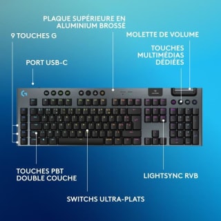 Logitech G915 X AZERTY pour 109,99€ chez Cdiscount