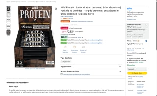 Wild Protein Chocolate 16 Unidades por $283 | Amazon