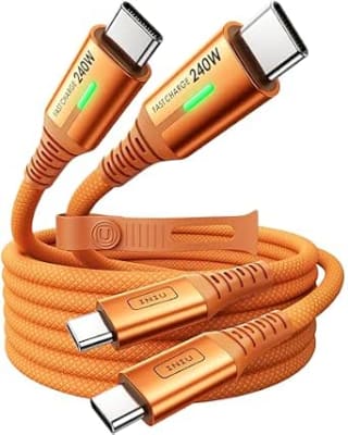 INIU 240W USB-C kabel 2-pack 2m voor €7,09 bij Amazon