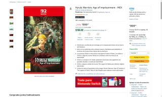 Hyrule Warriors: Age of Imprisonment Switch por $999 | Amazon