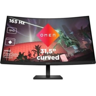 Monitor HP OMEN 32c 31.5" LED QHD 165Hz FreeSync Premium Curva por 169.90€