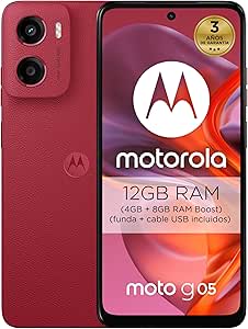 Móvil Motorola Moto g05 12GB/256GB batería 5200 mAh por 69€