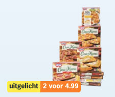Dr. Oetker Casa di Mama & La Mia Familia, 2 stuks voor €4,99 bij Albert Heijn