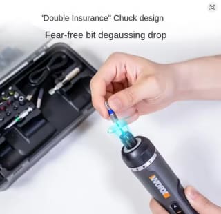 Worx 4V Mini Electrical Screwdriver Set for £12.20 with code