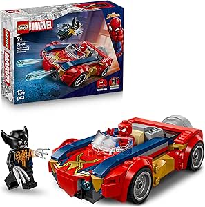LEGO Marvel Coche de Spider-Man vs. Lobezno Venomizado 76336 por 14.99€