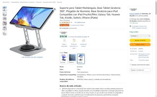 Soporte Tablet Multiángulo $189 | Oferta Amazon