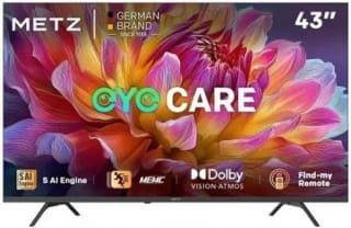 Smart TV 4K METZ 43" 43MUF7000Z con Google TV por 190€