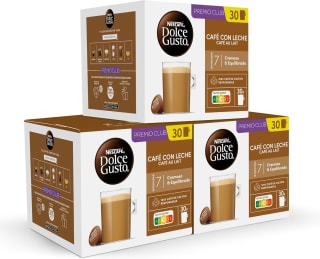 180 cápsulas NESCAFÉ Dolce Gusto Café con Leche intensidad 7 por 34.64€