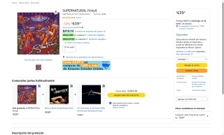 Álbum Supernatural de Santana Vinilo por $639 | Oferta Amazon