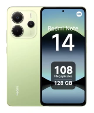 Móvil Xiaomi Redmi Note 14 4G NFC de 6GB/128GB por 97,13€