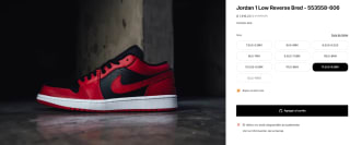 Jordan 1 Low Reverse Bred por $1,919 | Lust