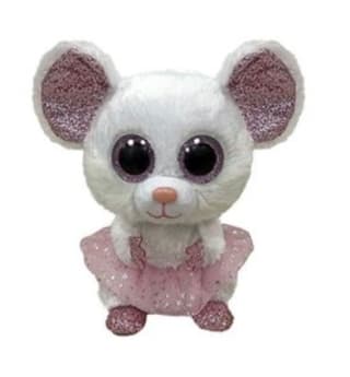 Peluche Beanie Boos Nina mouse 15cm por 6.99€.