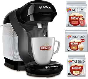 Tassimo by Bosch Pod Coffee Machine + 40 Kenco Drinks Starter Bundle