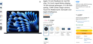 Apple MacBook Air 2025 15inch voor €1.229