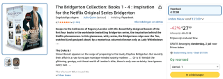 Bridgerton Collection: Books 1 - 4 voor €27 bij Amazon