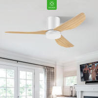 Ventilador de techo con luz de 45 W y control remoto motor DC silencioso por 26.73€