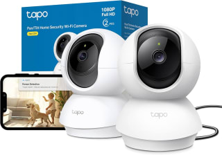 Tapo C200 2-Pack 1080p Pan/Tilt Indoor Camera, Baby Monitor, Motion Detection, Custom