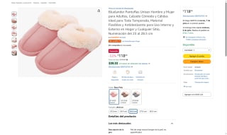 Pantuflas Unisex Antideslizantes por $118 | Oferta Amazon