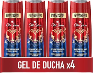 4 botes Old Spice Tomorrowland Edición Gel Ducha Y Champú Hombres 400ml por 8.54€