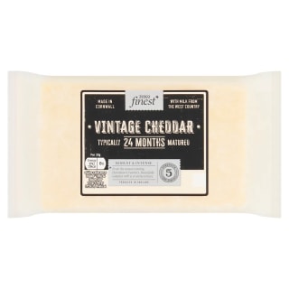 Tesco Finest Vintage Cheddar 500g Clubcard Price for £4