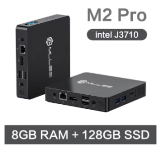MLLSE M2 Pro Mini PC,Intel J3710, 8GB RAM, 256 Go SSD, voor €90 bij Aliexpress