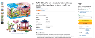 Playmobil Aziatische tuin voor €13,69